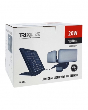 LED Solární reflektor s pohybovým senzorem Trixline TR-20SC