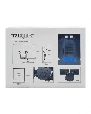 LED Solární reflektor s pohybovým senzorem Trixline TR-20SC