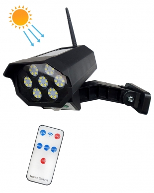 Solární LED světlo - imitace CCTV kamery - senzor pohybu - TR-593