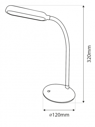 LED nabíjecí stolní svítilna USB - TR-088M